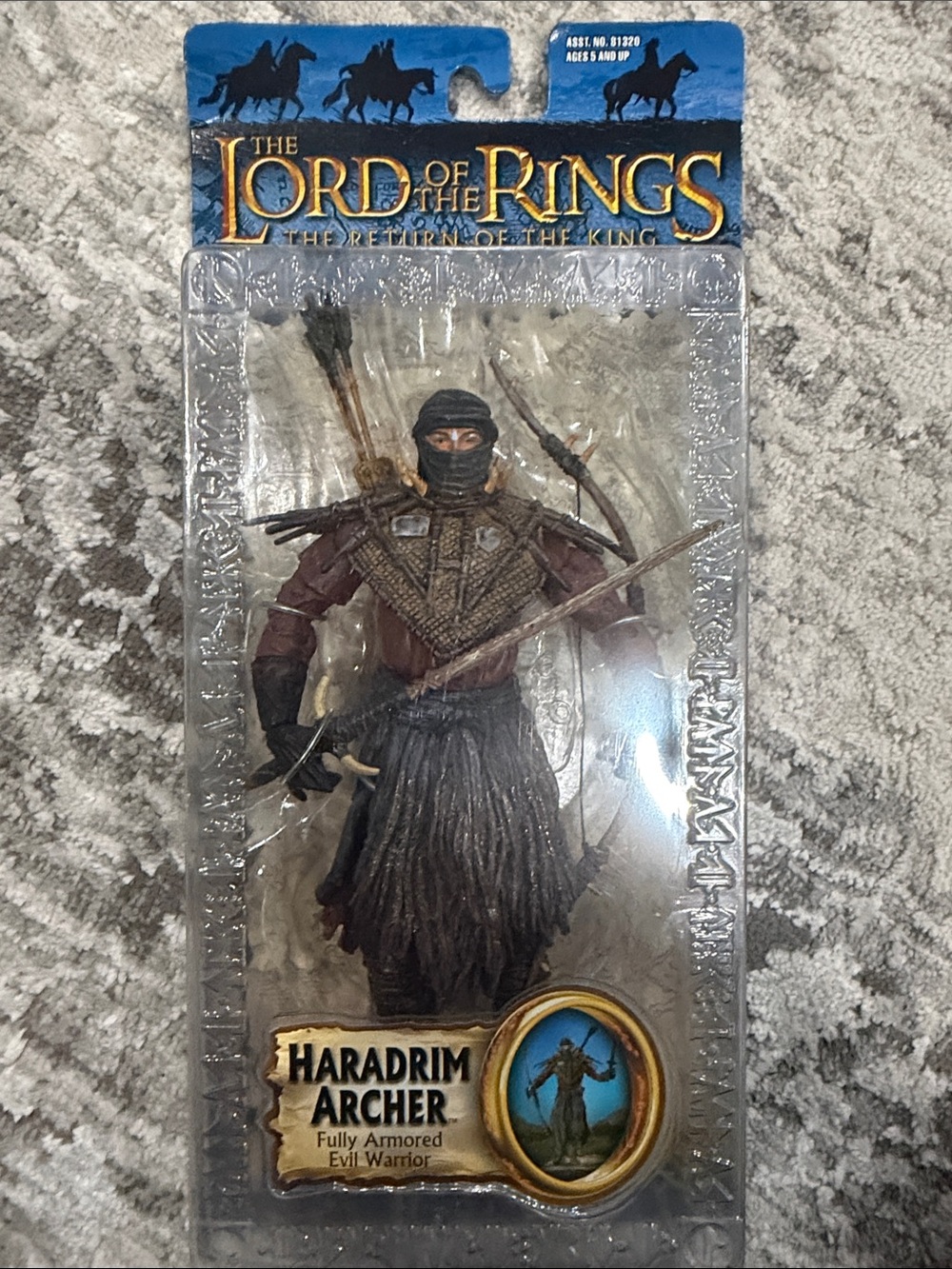 The Lord of the Rings Haradrim Archer Action Figure - Brown/Black